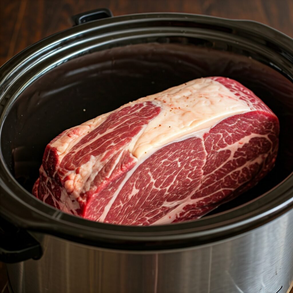 CHUCK ROAST IN BOTTOM OF POT